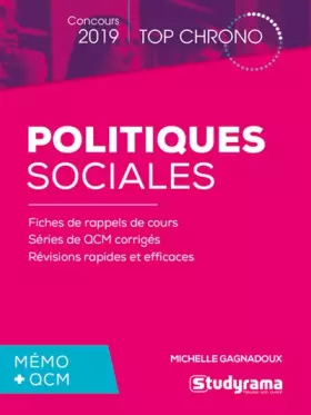 Couverture du produit · Politiques sociales - Concours 2019