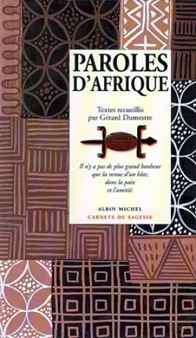 Couverture du produit · Paroles d'Afrique