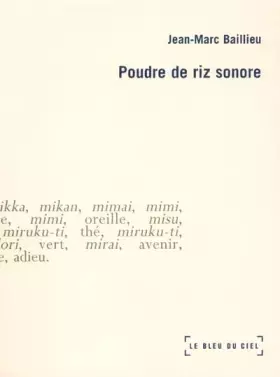Couverture du produit · Poudre de riz sonore