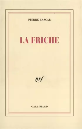 Couverture du produit · La Friche