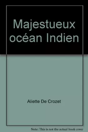 Couverture du produit · Majestueux océan Indien