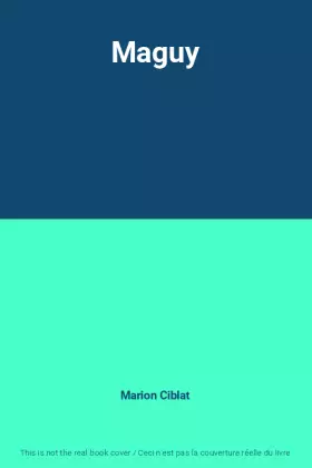 Couverture du produit · Maguy
