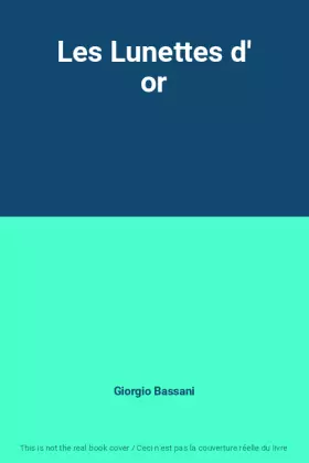 Couverture du produit · Les Lunettes d' or