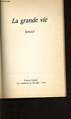 Couverture du produit · La grande vie