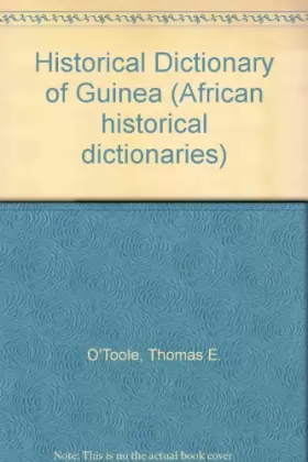 Couverture du produit · Historical Dictionary of Guinea