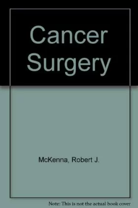 Couverture du produit · Cancer Surgery