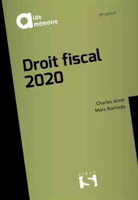 Couverture du produit · Droit fiscal