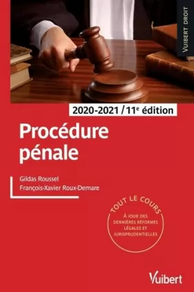 Couverture du produit · Procédure pénale 2020/2021: Tout le cours à jour des dernières réformes légales et jurisprudentielles