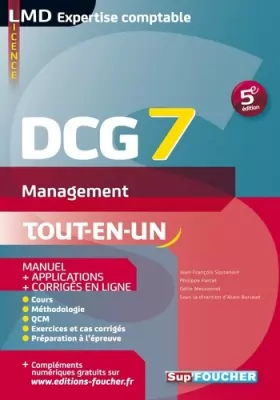 Couverture du produit · DCG 7 - Management Manuel et applications 5e édition
