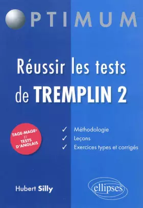 Couverture du produit · Réussir les test de Tremplin 2 Tage Mage et Tests d'Anglais