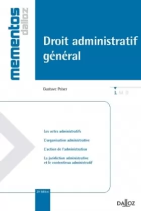 Couverture du produit · Droit administratif général - 25e éd.: Mémentos