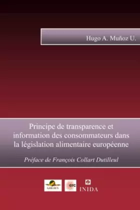 Couverture du produit · Principe de transparence et information des consommateurs dans la législation alimentaire européenne