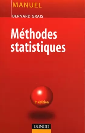Couverture du produit · Méthodes statistiques