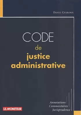 Couverture du produit · Code du justice administrative