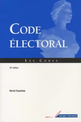 Couverture du produit · Code électoral