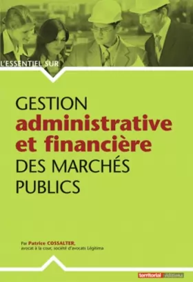 Couverture du produit · Gestion administrative et financière des marchés publics