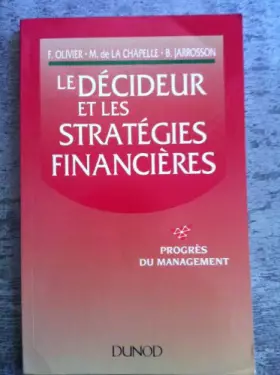 Couverture du produit · Le décideur et les stratégies financières