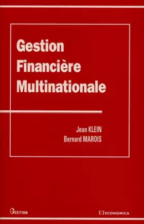 Couverture du produit · Gestion financière multinationale