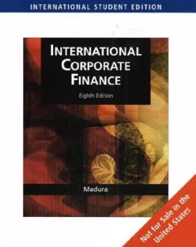 Couverture du produit · International Corporate Finance
