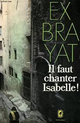 Couverture du produit · Il faut chanter isabelle !