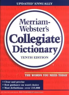 Couverture du produit · Merriam Webster's Collegiate Dictionary