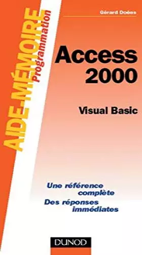 Couverture du produit · Aide-mémoire Access 2000 : Visual Basic