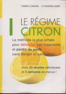 Couverture du produit · Le régime citron