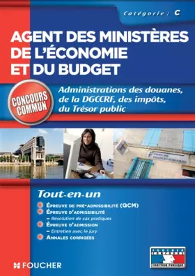 Couverture du produit · Agent des ministères de l'économie et du budget catégorie C