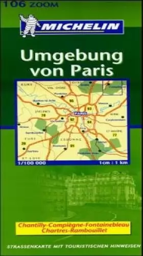 Couverture du produit · Environs de Paris. Carte numéro 106 - échelle 1/100000 1 cm  1 km