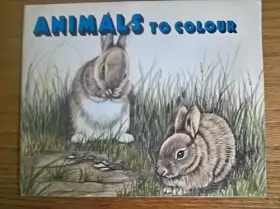 Couverture du produit · Animals to Colour