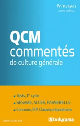 Couverture du produit · QCM commentés de culture générale