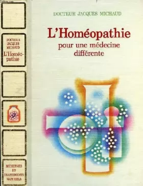 Couverture du produit · L'homeopathie, pour une medecine differente