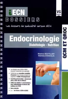 Couverture du produit · Endocrinologie diabétologie nutrition