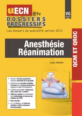 Couverture du produit · Anesthésie Réanimation