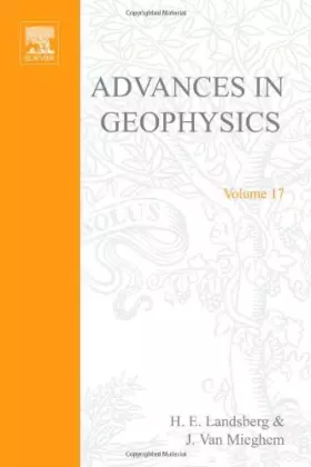 Couverture du produit · Advances in Geophysics