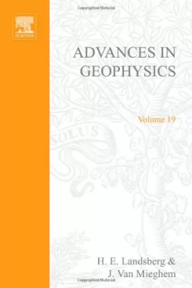 Couverture du produit · ADVANCES IN GEOPHYSICS VOLUME 19, Volume 19