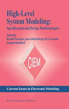 Couverture du produit · High-Level System Modeling: Specification Languages