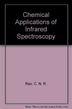 Couverture du produit · Chemical Applications of Infrared Spectroscopy