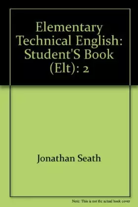 Couverture du produit · Elementary Technical English