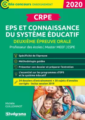 Couverture du produit · CRPE deuxième épreuve orale : EPS et connaissance du système éducatif