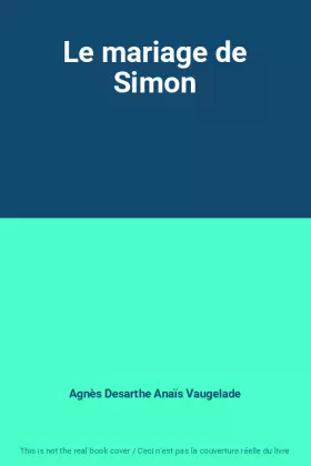 Couverture du produit · Le mariage de Simon