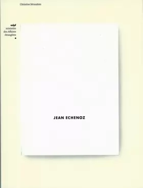 Couverture du produit · Jean Echenoz