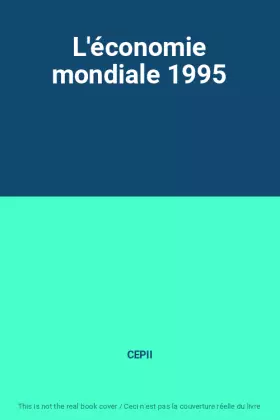 Couverture du produit · L'économie mondiale 1995