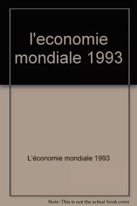 Couverture du produit · L'économie mondiale 1993
