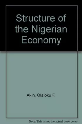 Couverture du produit · Structure of the Nigerian Economy