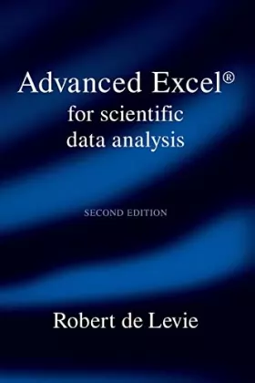 Couverture du produit · Advanced Excel for Scientific Data Analysis