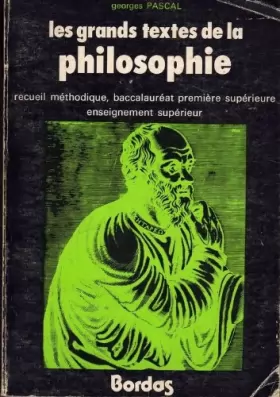 Couverture du produit · Grands textes de la philosophie, nouvelle édition