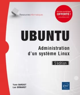 Couverture du produit · Ubuntu - Administration d'un système Linux (5e édition)