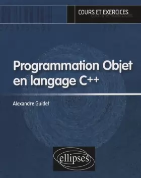 Couverture du produit · Programmation Objet en langage C++