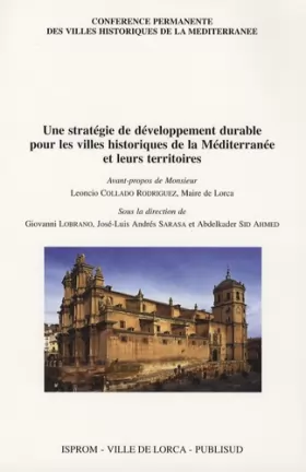 Couverture du produit · Une stratégie de développement durable pour les villes historiques de la Méditerranée et leurs territoires